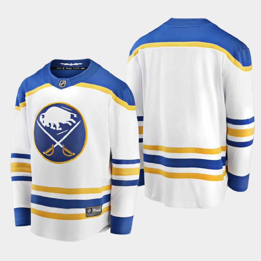 Men's Buffalo Sabres Away Breakaway White 2020-21 Jersey Men's Buffalo Sabres Away Breakaway White 2020-21 Jersey