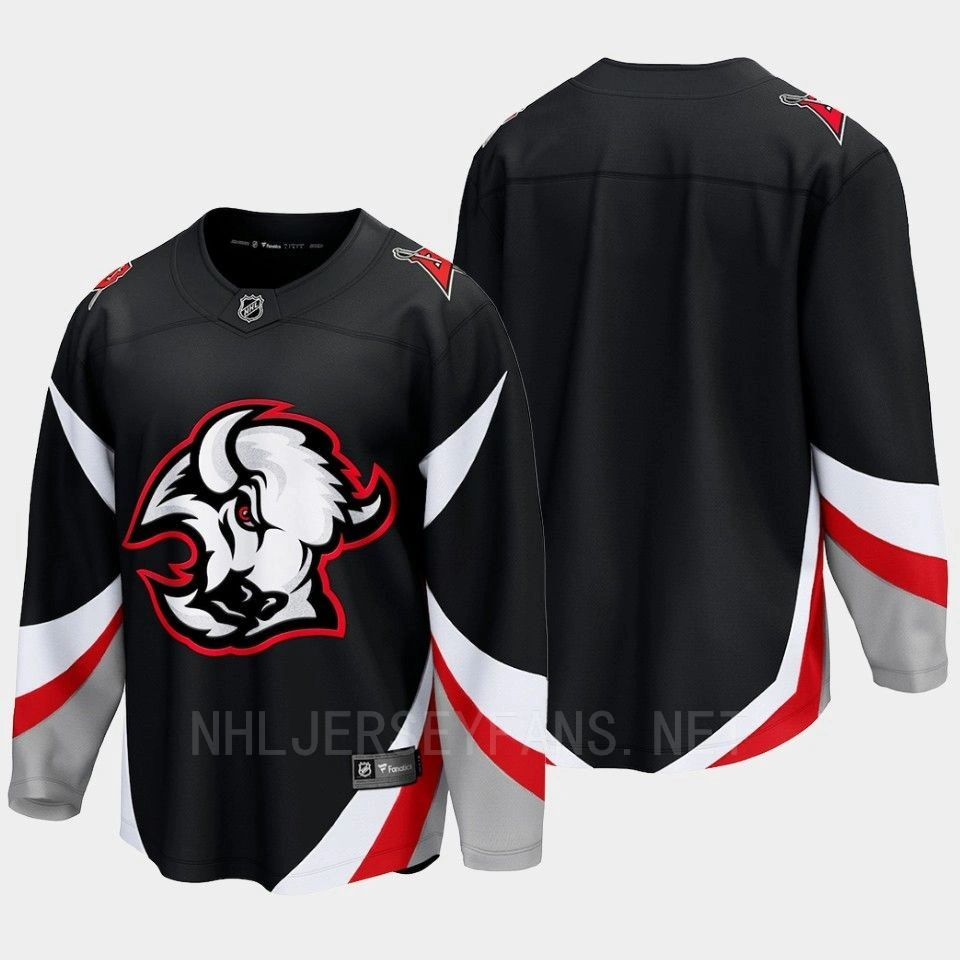 Buffalo Sabres 2022-23 Goathead Third Black # Jersey Premier Breakaway Buffalo Sabres 2022-23 Goathead Third Black # Jersey Premier Breakaway