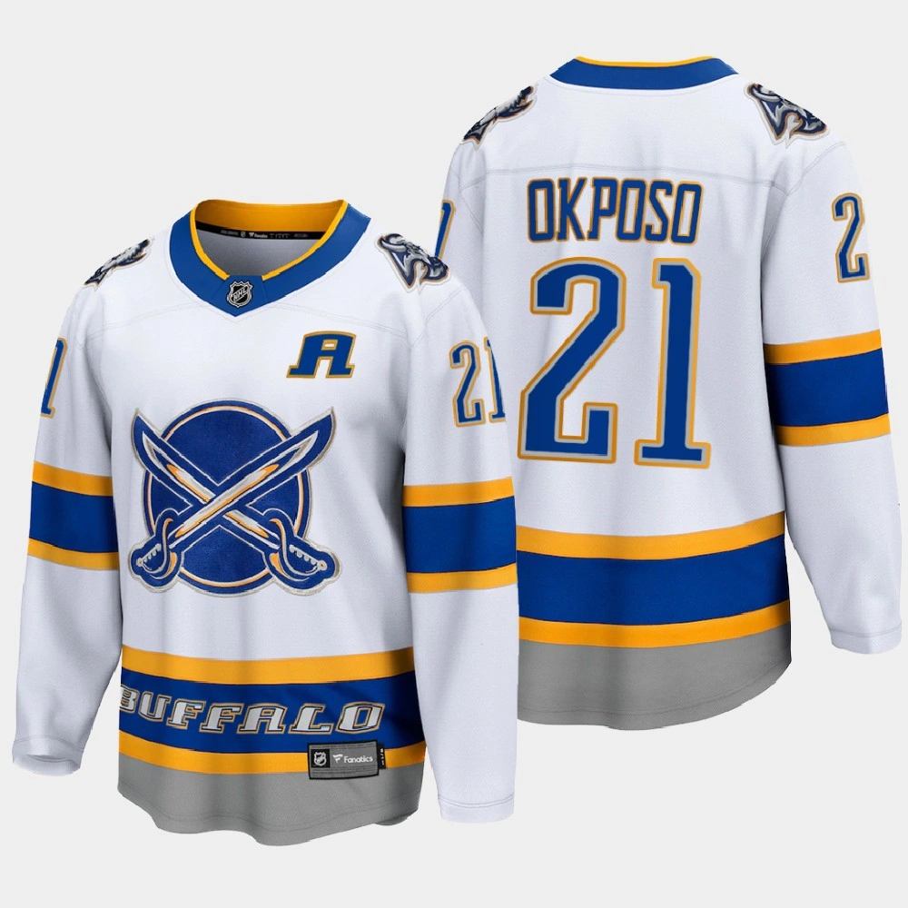 Youth Buffalo Sabres Kyle Okposo #21 Special Edition 2020-21 White Jersey