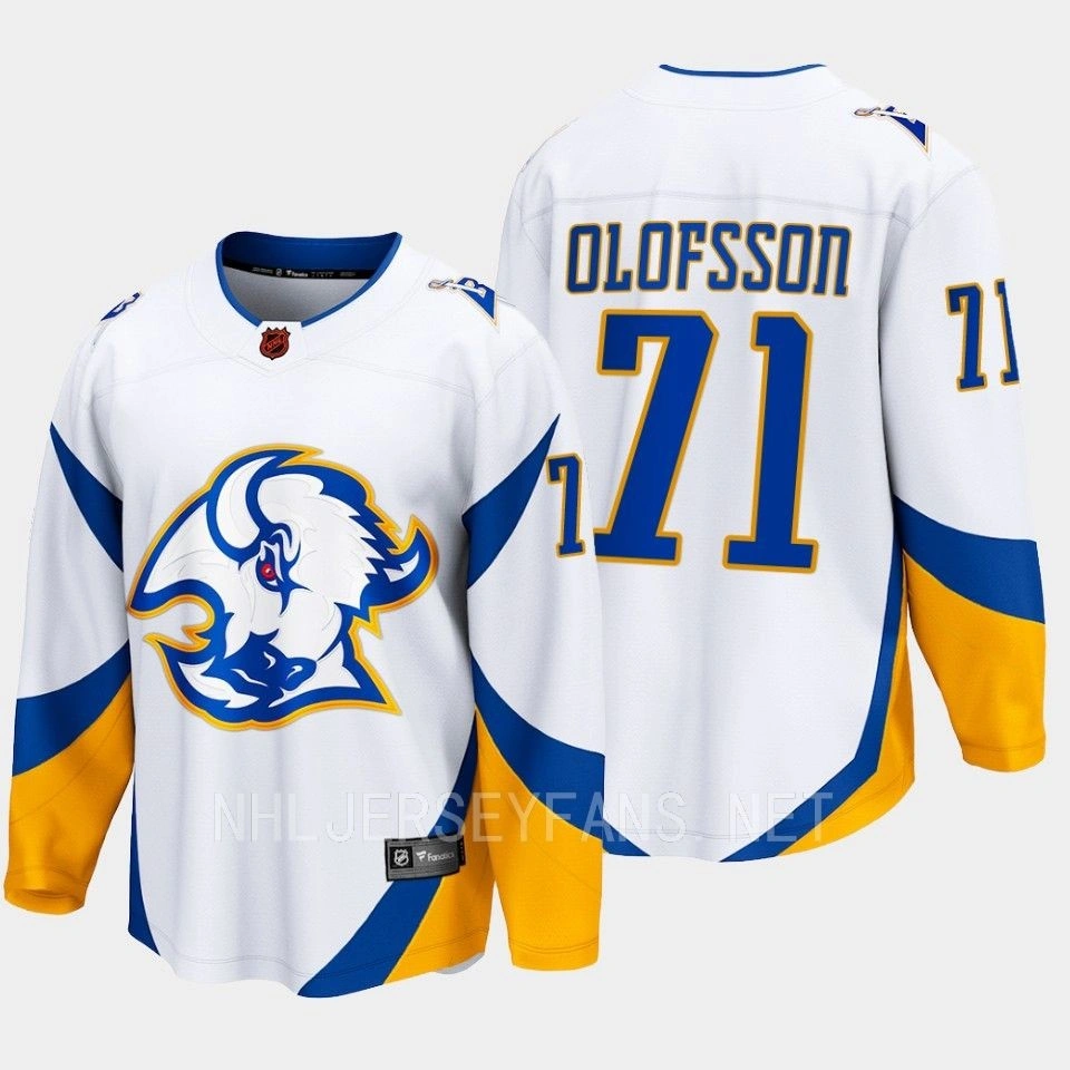 Women's Buffalo Sabres Victor Olofsson 2022 Special Edition 2.0 White #71 Jersey Breakaway
