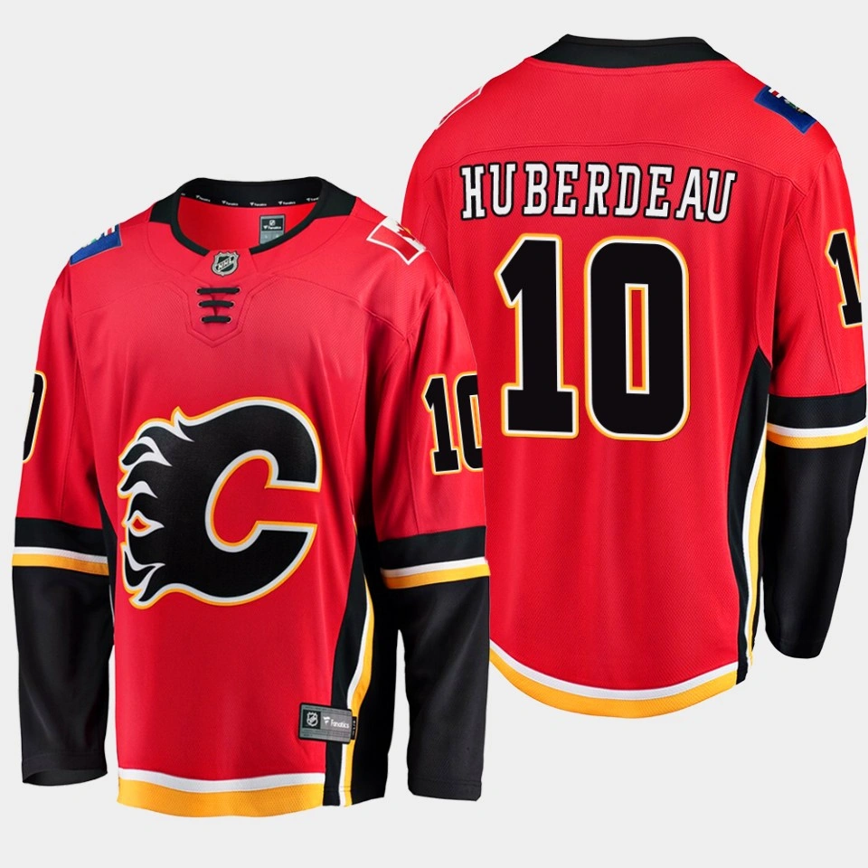 Jonathan Huberdeau Calgary Flames Alternate Breakaway Player Red Jersey