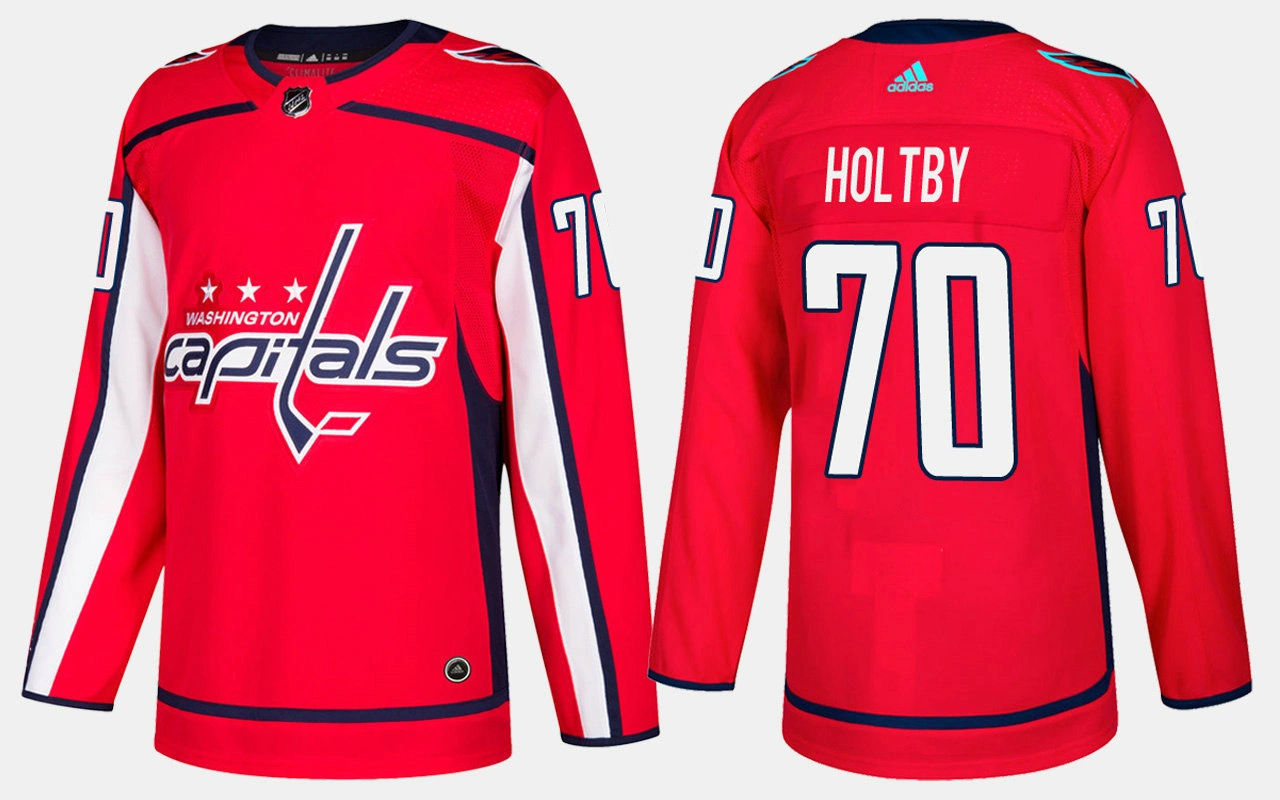 Women's Washington Capitals #70 Braden Holtby Home Red Jersey