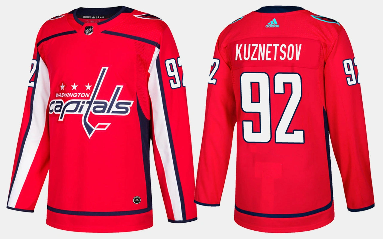Youth Washington Capitals #92 Evgeny Kuznetsov Home Red Jersey