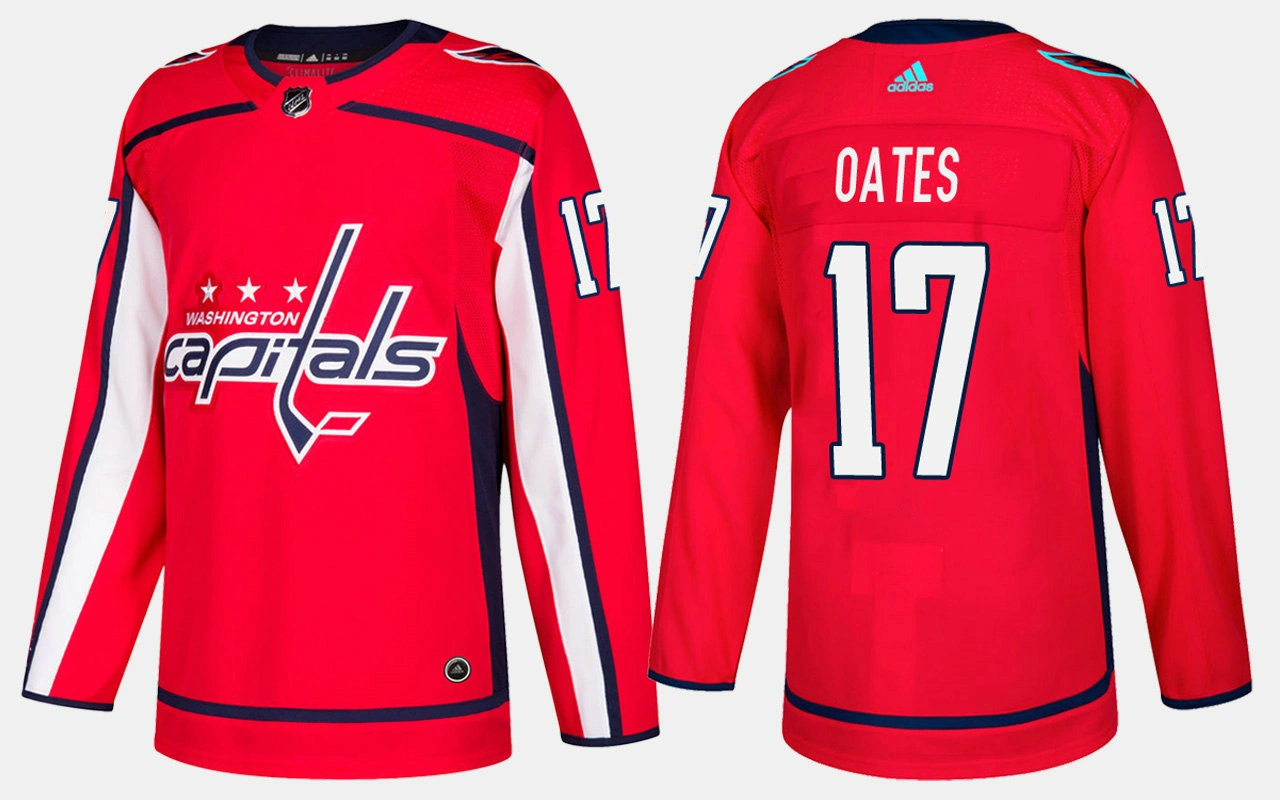 Youth Washington Capitals #17 Retired Adam Oates Home Red Jersey