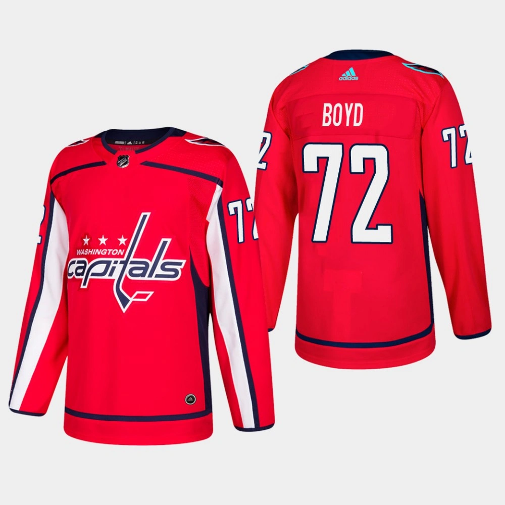 Washington Capitals #72 Travis Boyd Home Red Jersey
