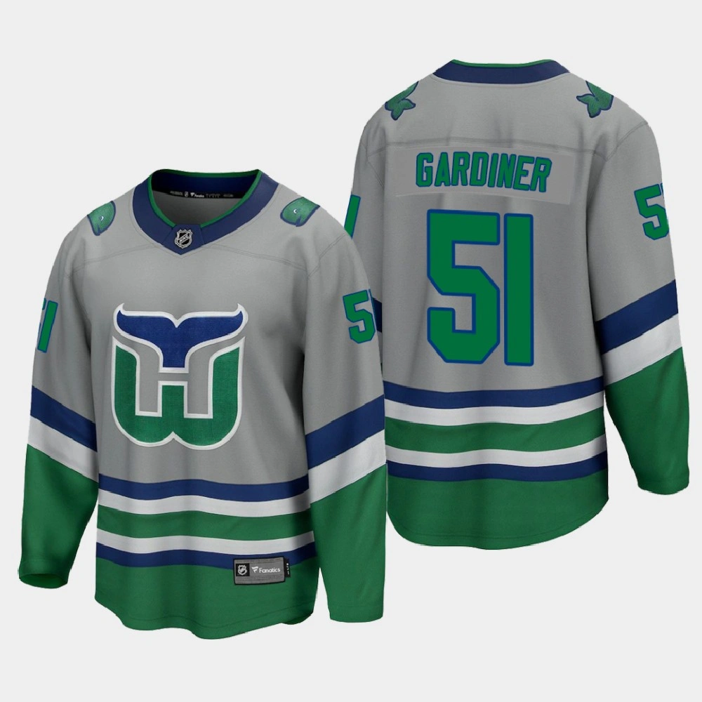 Women's Carolina Hurricanes Jake Gardiner #51 Special Edition 2021 Breakaway Gray Jersey
