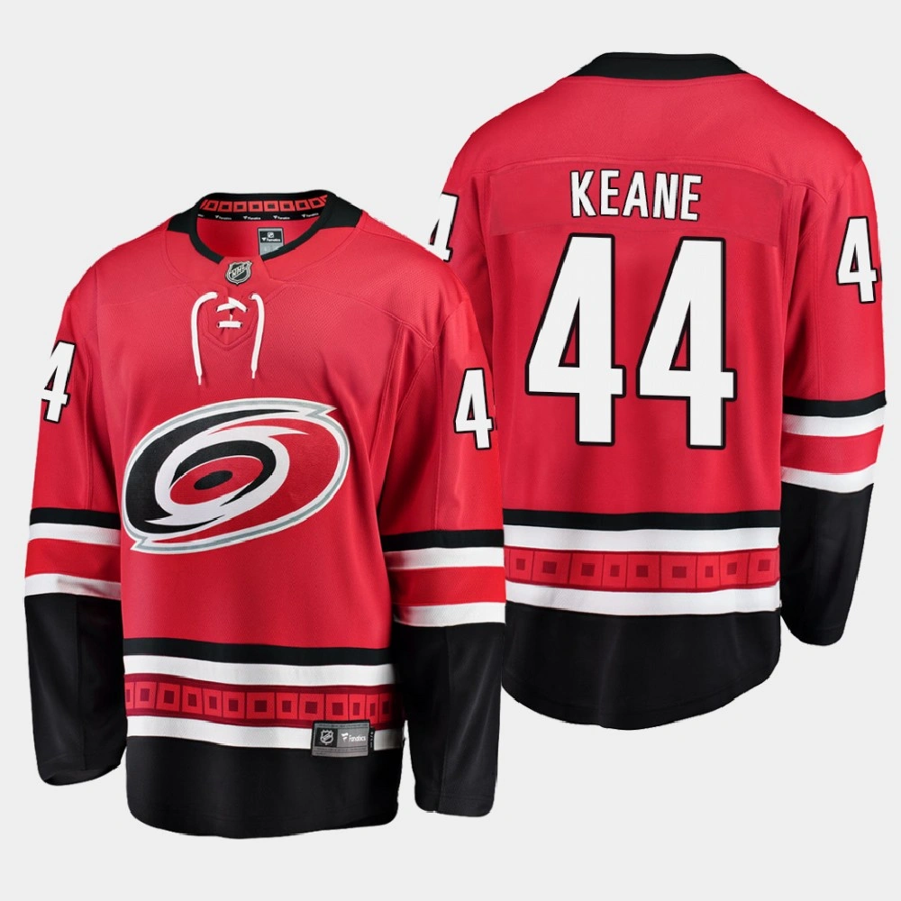 Women's Carolina Hurricanes Joey Keane #44 Home 2021 Red Jersey Women's Carolina Hurricanes Joey Keane #44 Home 2021 Red Jersey