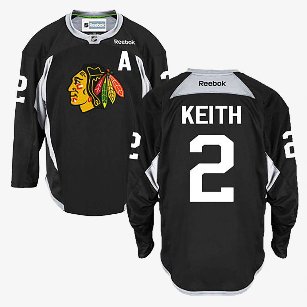Women's Duncan Keith Chicago Blackhawks Black Practice Jersey Women's Duncan Keith Chicago Blackhawks Black Practice Jersey
