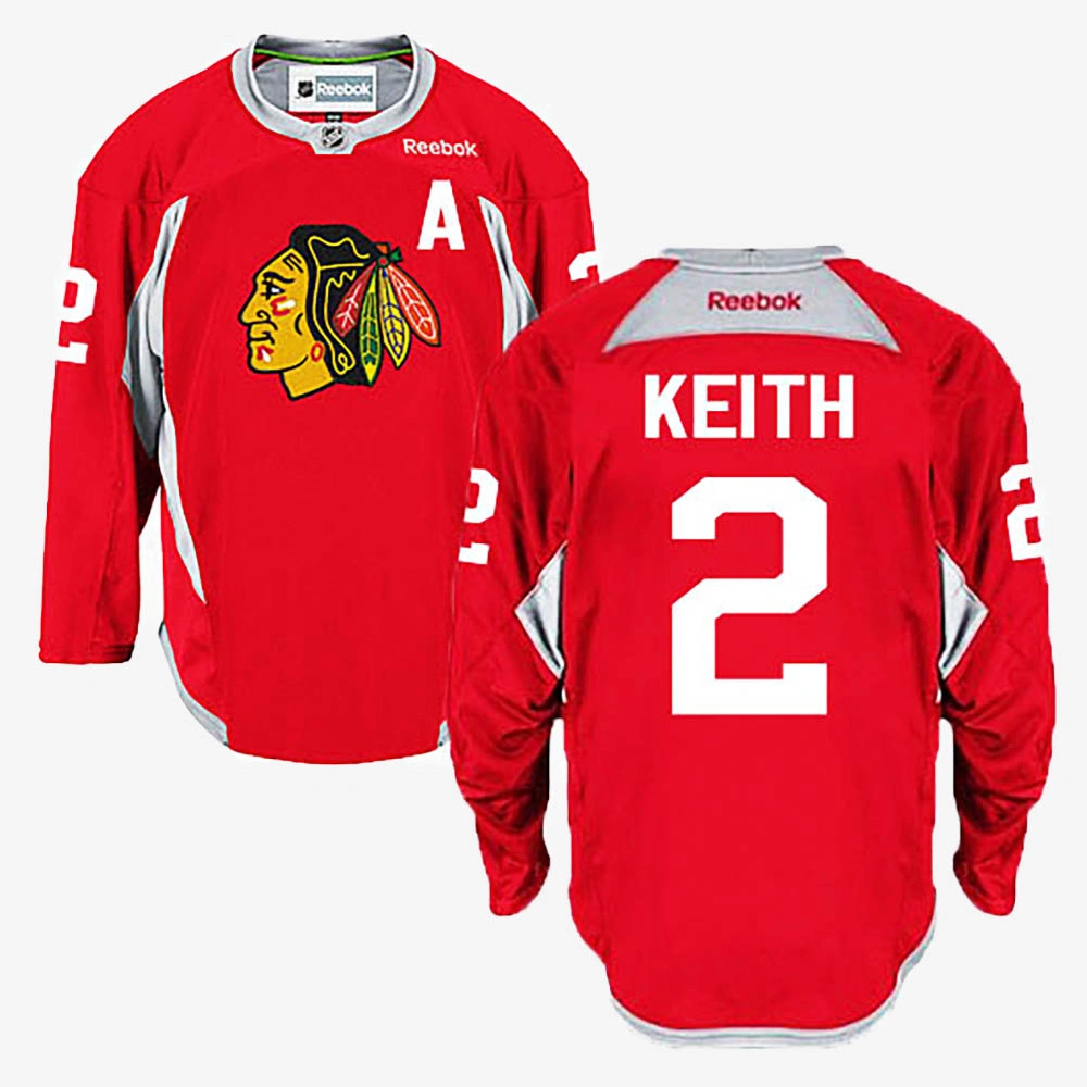 Women's Duncan Keith Chicago Blackhawks Red Practice Jersey Women's Duncan Keith Chicago Blackhawks Red Practice Jersey