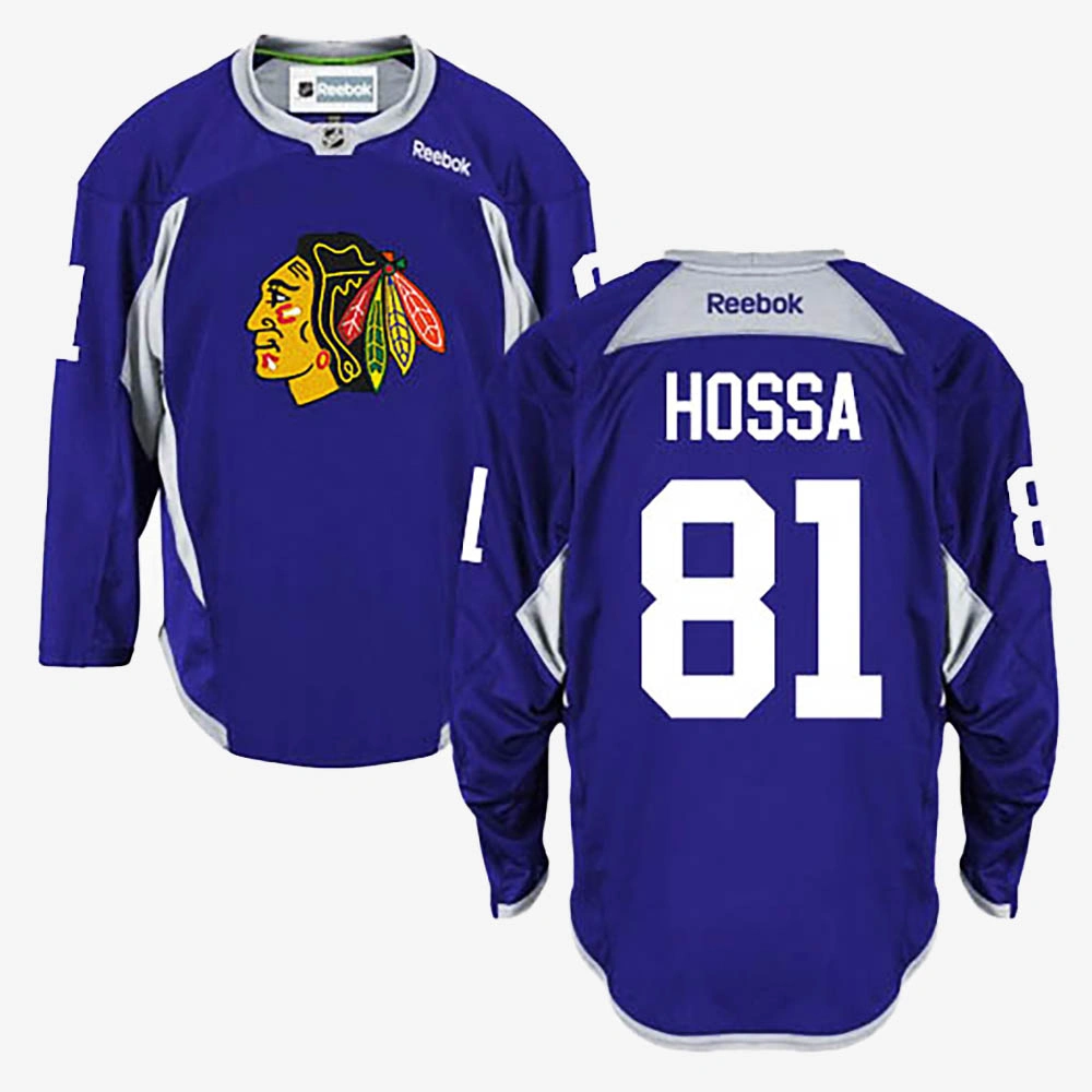Marian Hossa Chicago Blackhawks Purple Practice Jersey