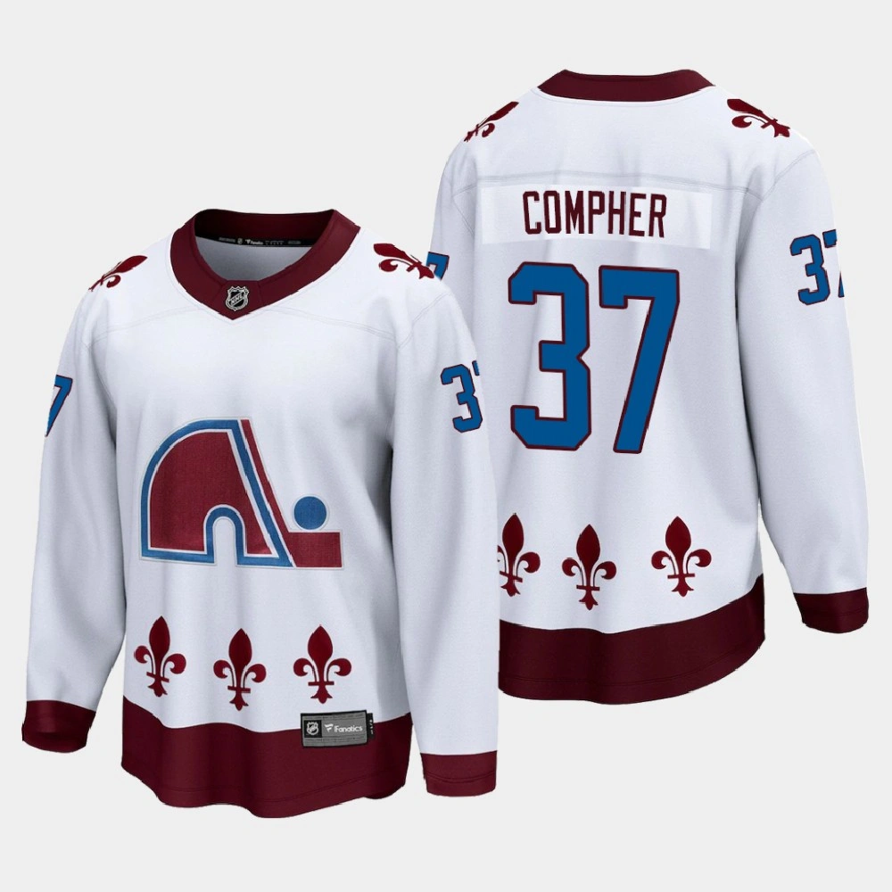 Women's Colorado Avalanche J.T. Compher #37 Special Edition 2021 Breakaway White Jersey