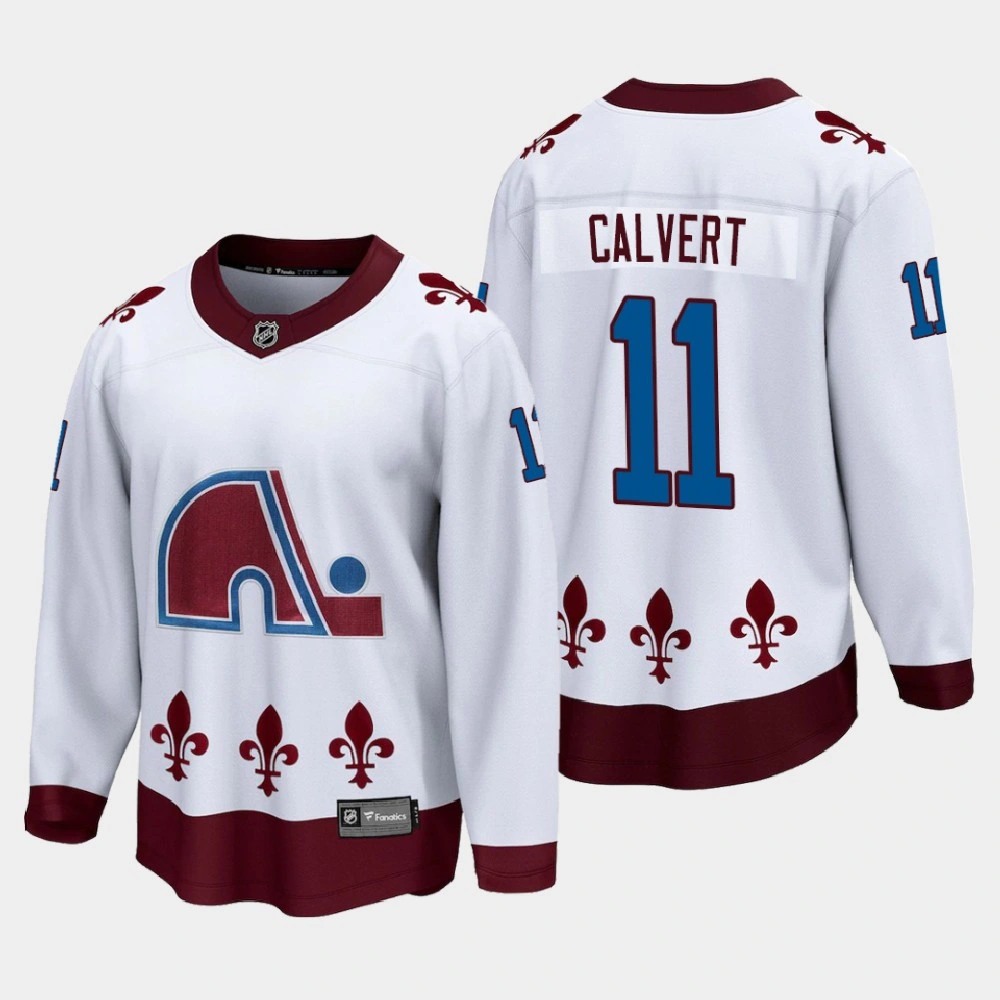 Women's Colorado Avalanche Matt Calvert #11 Special Edition 2021 Breakaway White Jersey Women's Colorado Avalanche Matt Calvert #11 Special Edition 2021 Breakaway White Jersey