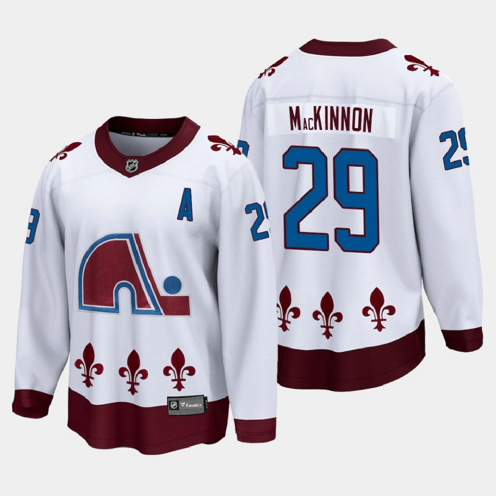 Men's Colorado Avalanche Nathan MacKinnon #29 Special Edition 2021 Breakaway White Jersey