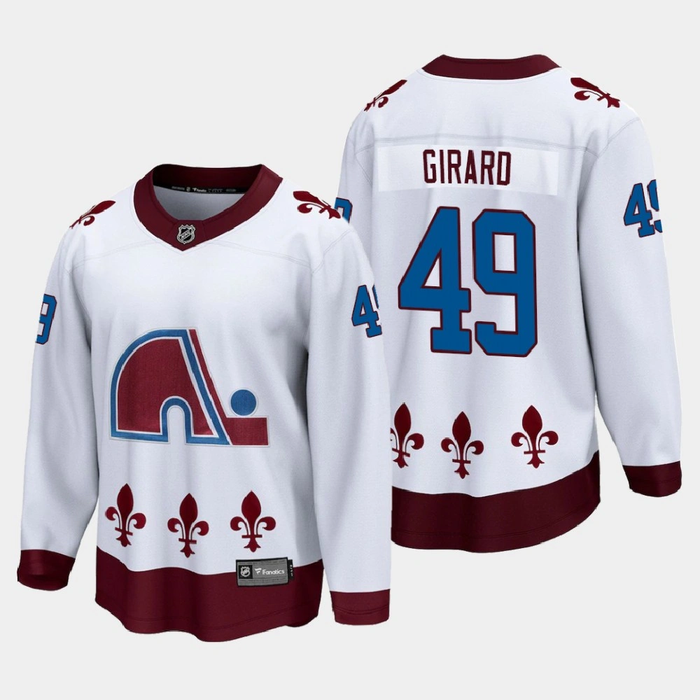 Women's Colorado Avalanche Samuel Girard #49 Special Edition 2021 Breakaway White Jersey