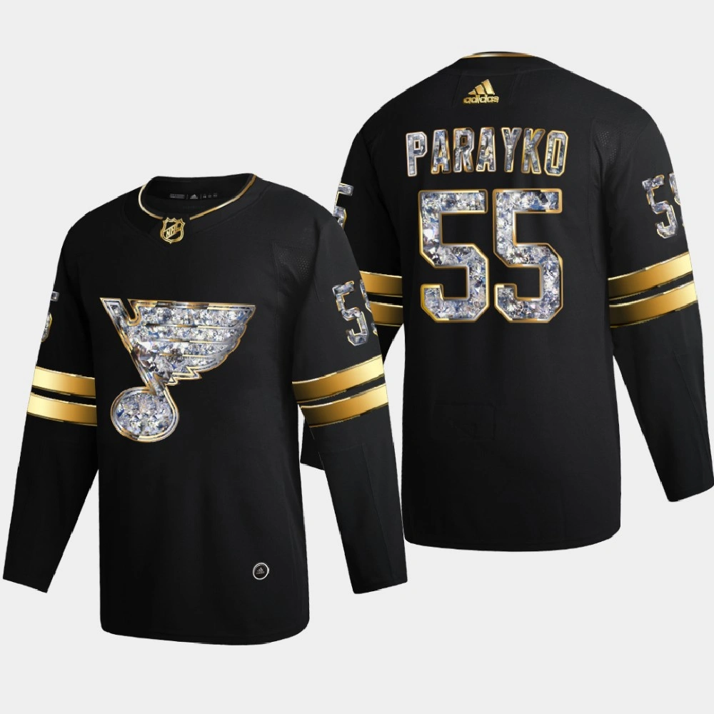 Youth Colton Parayko St. Louis Blues 2022 Stanley Cup Playoffs Black Diamond Edition Jersey Authentic