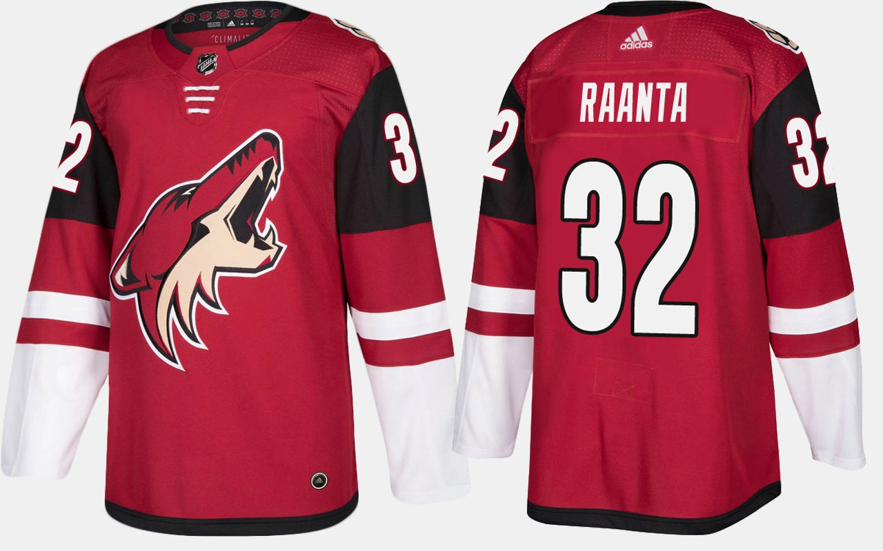 Arizona Coyotes #32 Antti Raanta Home Red Jersey