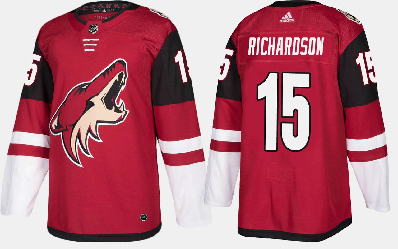 Arizona Coyotes #15 Brad Richardson Home Red Jersey