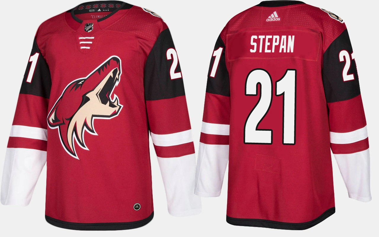 Arizona Coyotes #21 Derek Stepan Home Red Jersey Arizona Coyotes #21 Derek Stepan Home Red Jersey