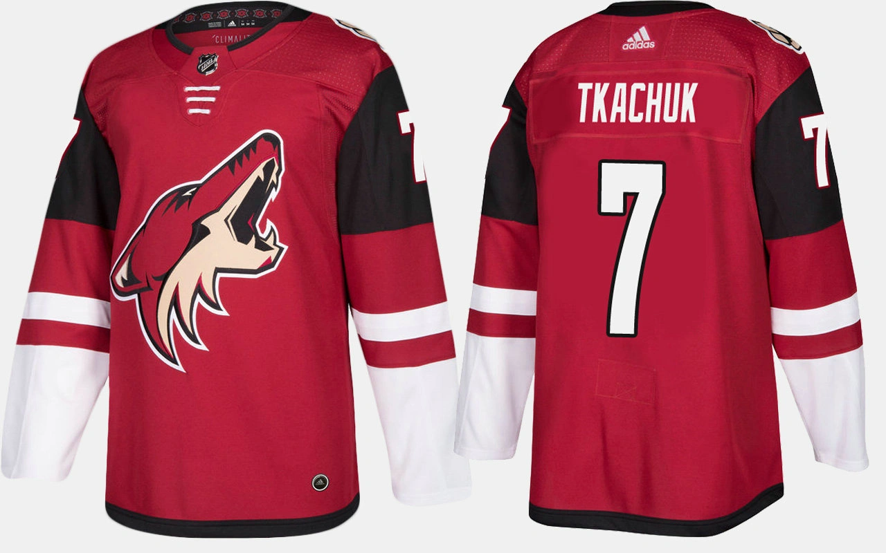 Arizona Coyotes #7 Retired Keith Tkachuk Home Red Jersey Arizona Coyotes #7 Retired Keith Tkachuk Home Red Jersey
