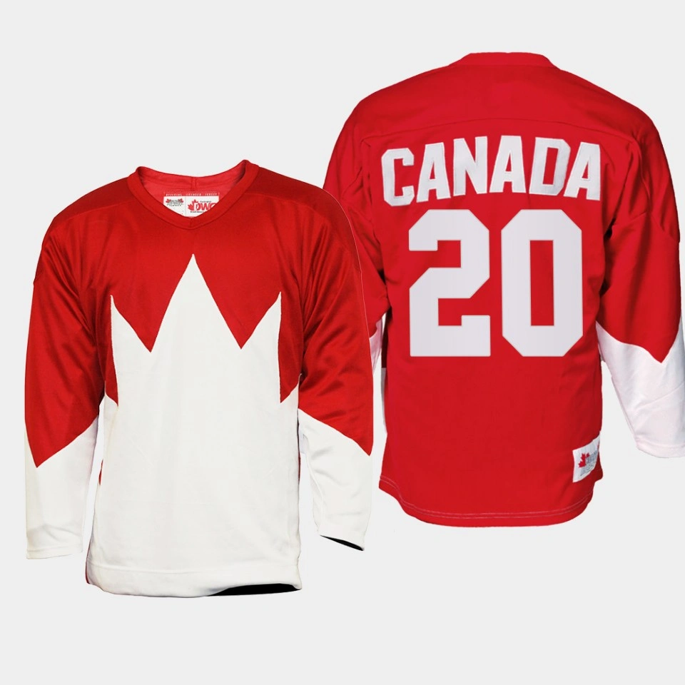 Curtis Lazar #20 Canada Hockey Summit Series Replica Red Jersey