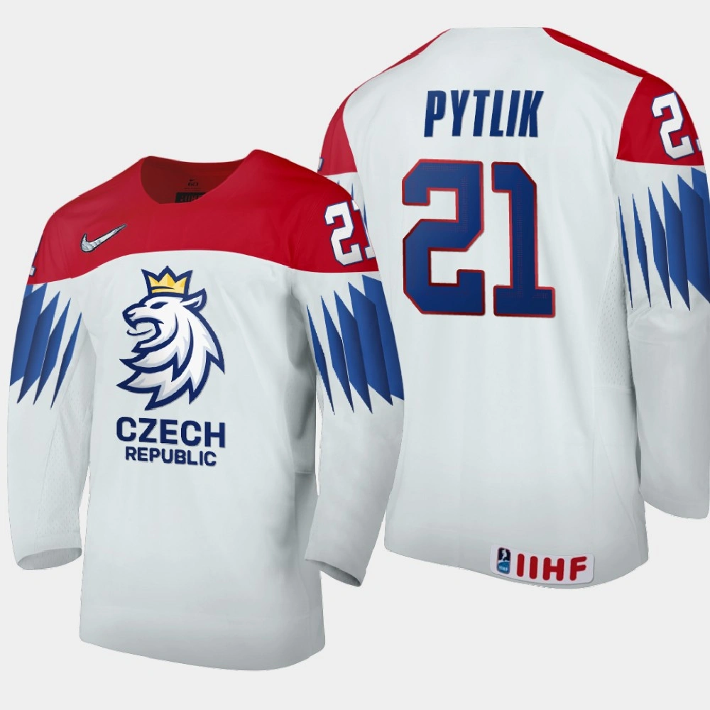 Women's Czech Republic Jaromir Pytlik #21 2021 IIHF World Junior Championship Home White Jersey