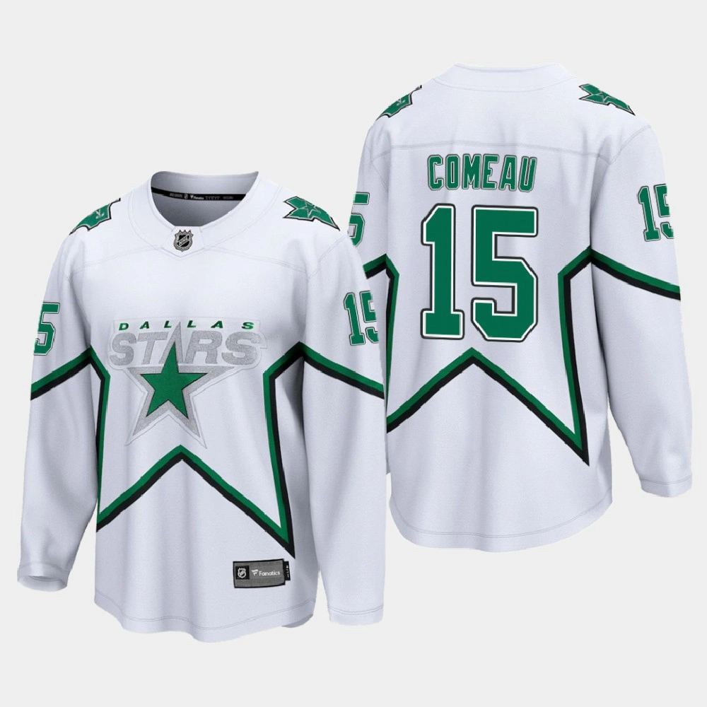 Women's Dallas Stars Blake Comeau #15 Special Edition 2021 White Jersey