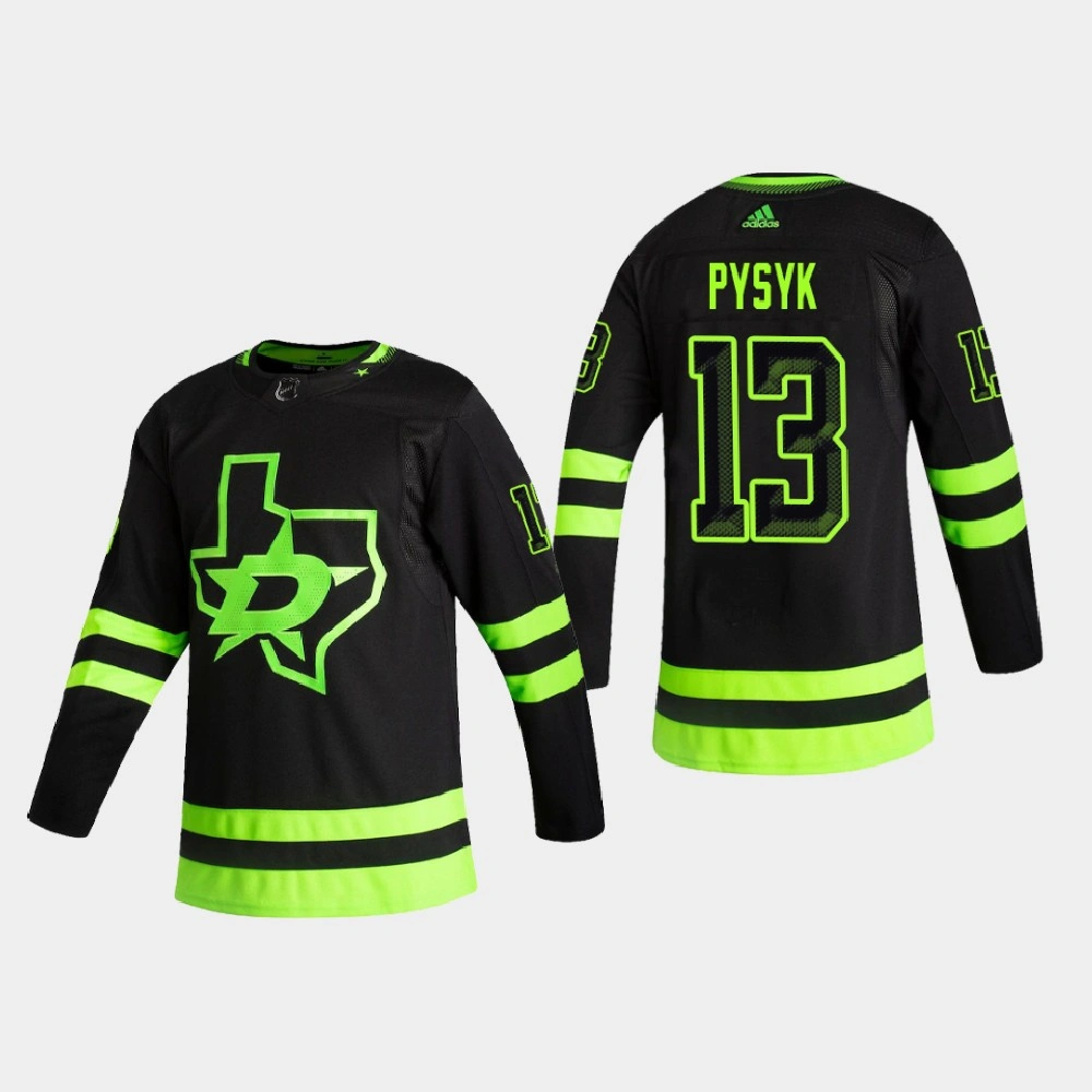 Women's Dallas Stars Mark Pysyk #13 Alternate 2020-21 Blackout Authentic Black Jersey