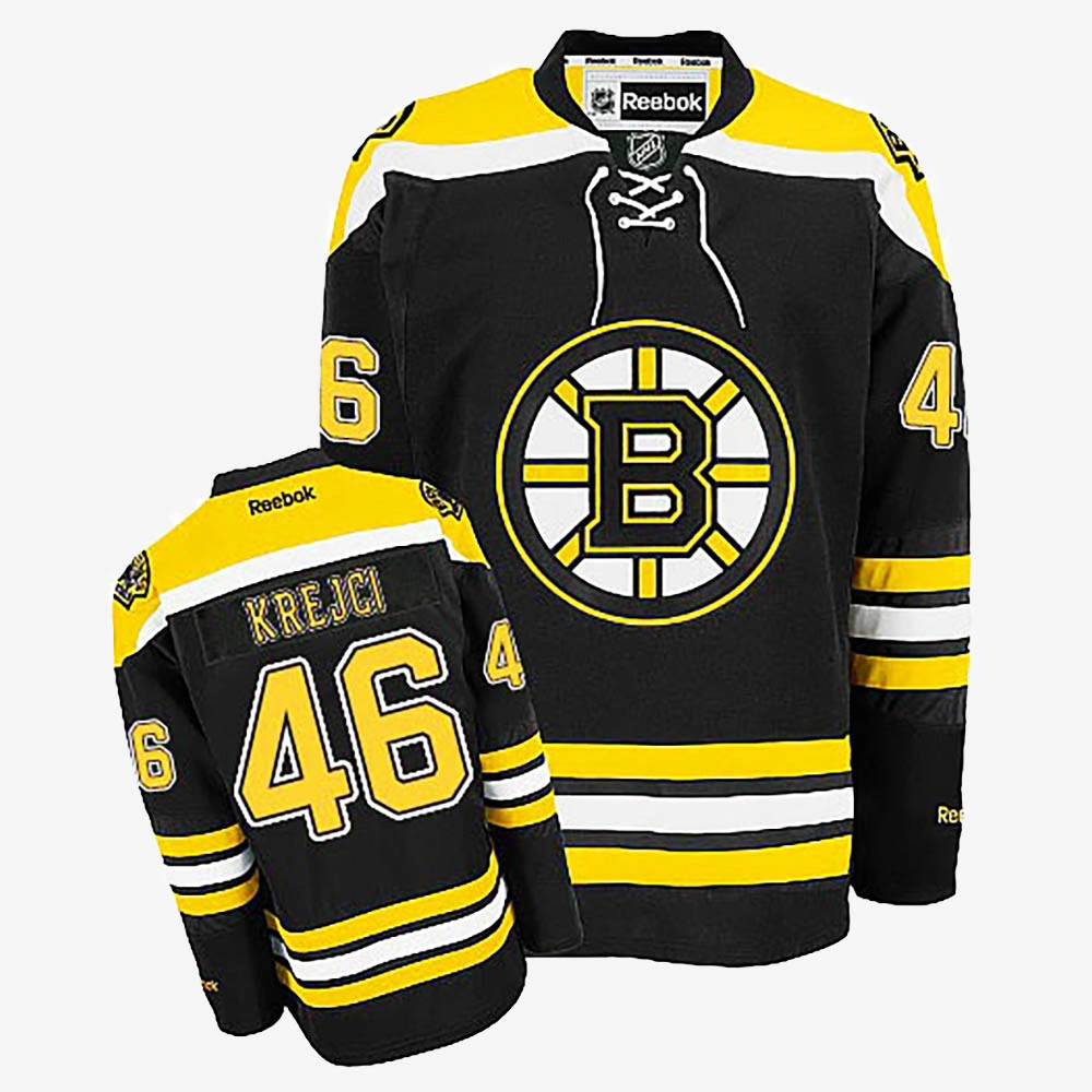 David Krejci Boston Bruins Black Home Jersey