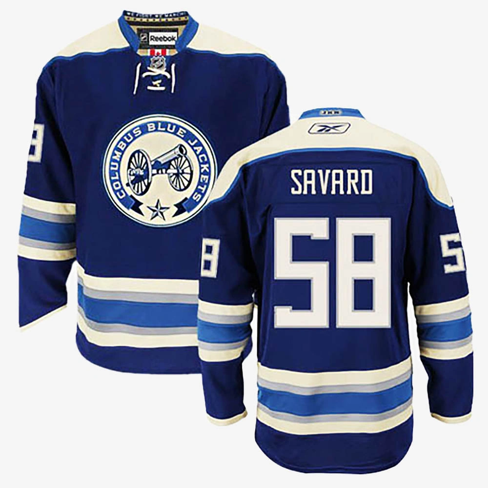 Women's David Savard Columbus Blue Jackets Navy Blue Alternate Jersey