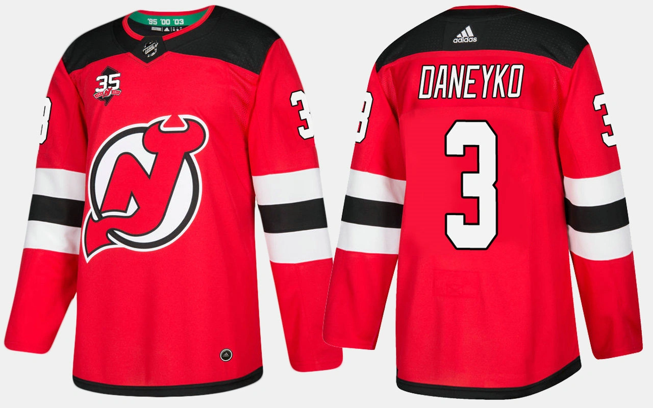 Youth New Jersey Devils #3 Retired Ken Daneyko Home Red Jersey Youth New Jersey Devils #3 Retired Ken Daneyko Home Red Jersey