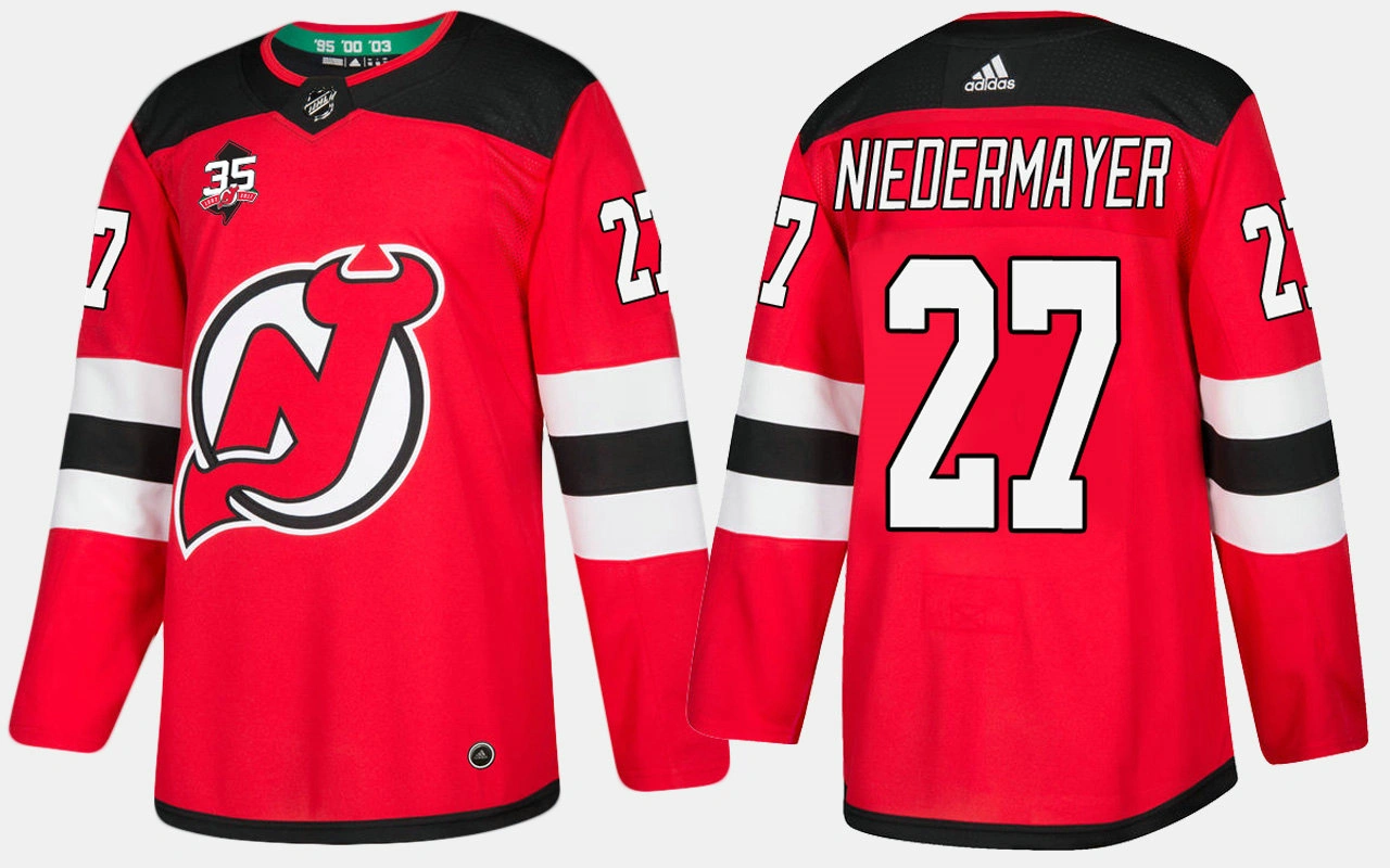 Youth New Jersey Devils #27 Retired Scott Niedermayer Home Red Jersey Youth New Jersey Devils #27 Retired Scott Niedermayer Home Red Jersey