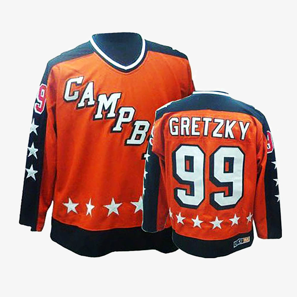 Wayne Gretzky Edmonton Oilers Orange Throwback Jersey