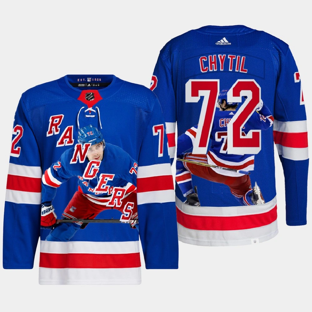 Filip Chytil New York Rangers Stars of 2022 Playoff Royal Jersey