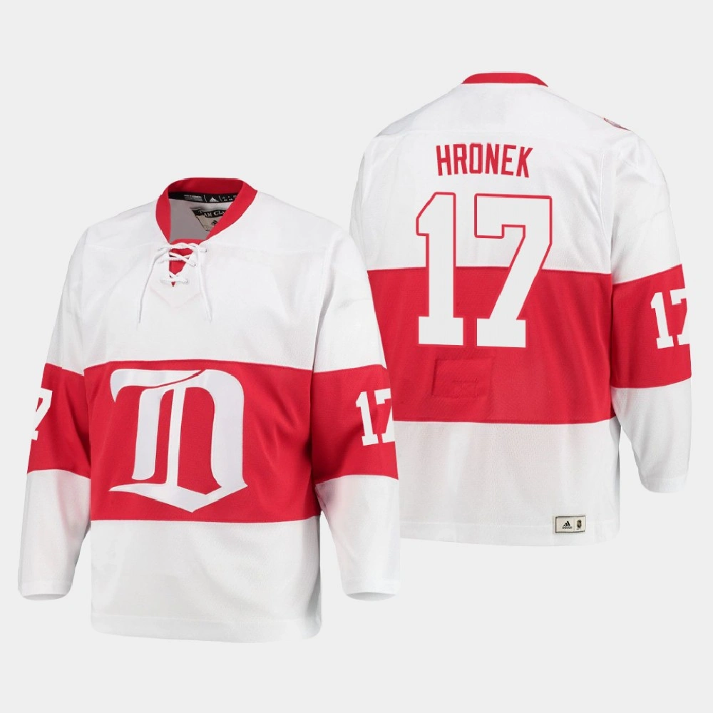 Women's Detroit Red Wings Filip Hronek #17 Heritage Authentic White Jersey