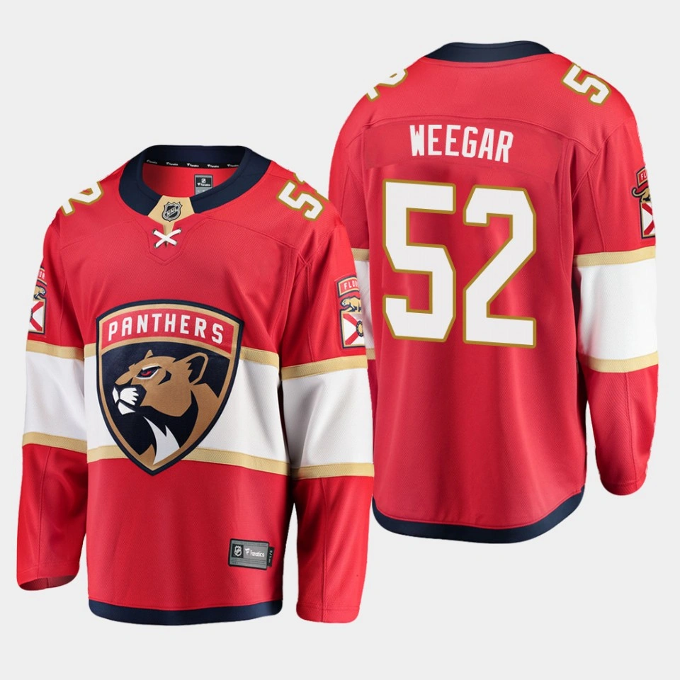 Women's MacKenzie Weegar Florida Panthers Home Breakaway Player Red Jersey