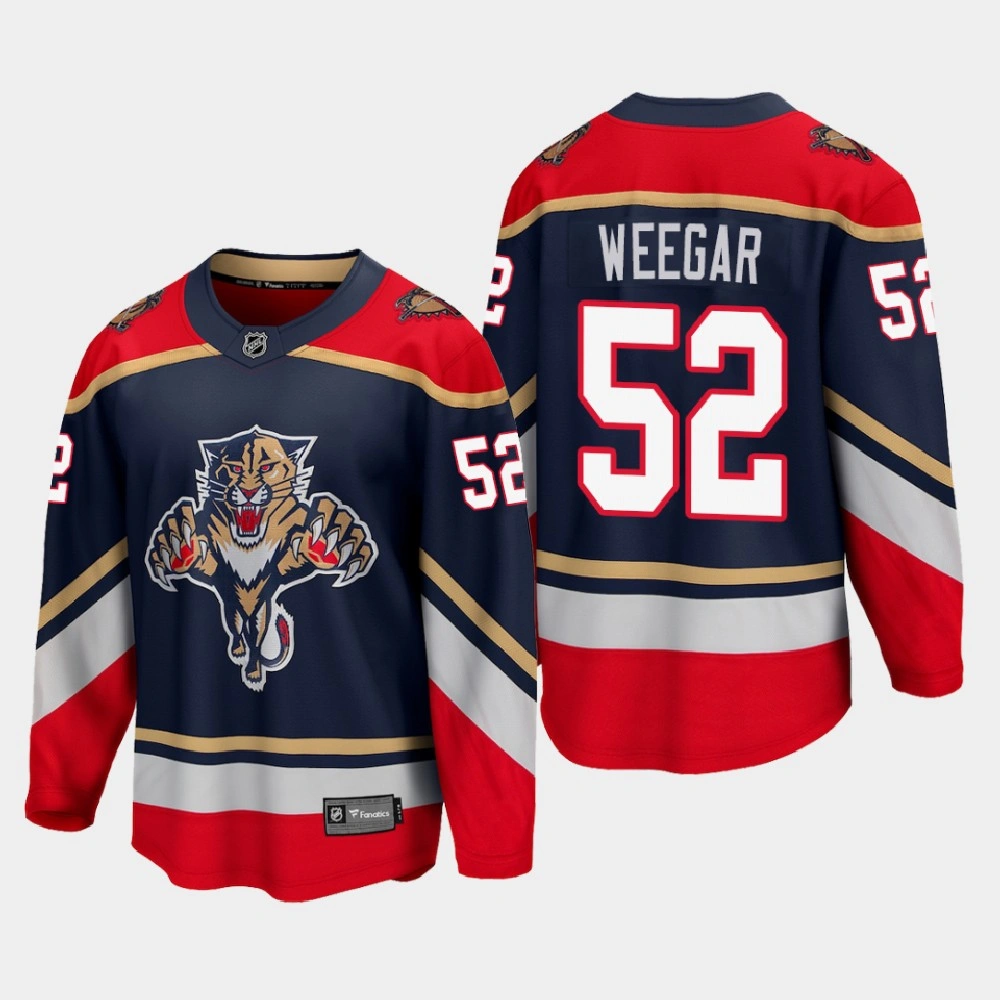 Women's Florida Panthers MacKenzie Weegar #52 Special Edition 2021 Blue Jersey