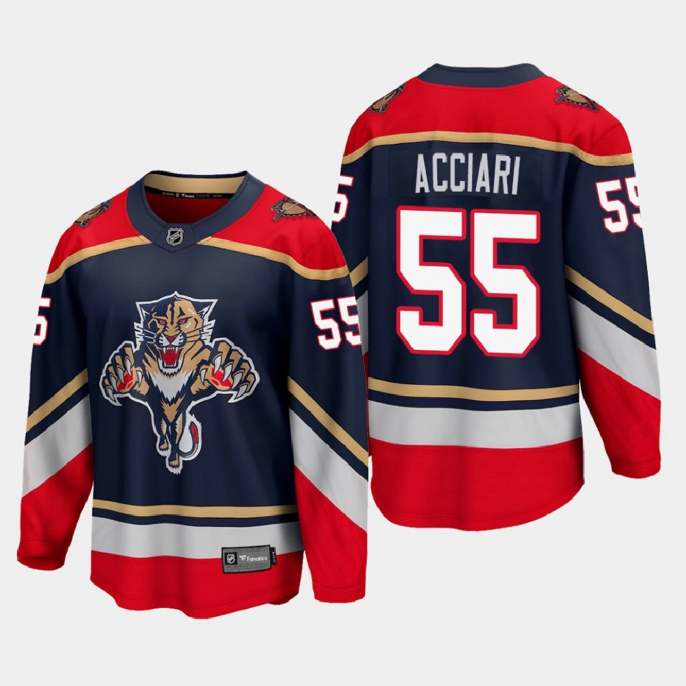 Men's Florida Panthers Noel Acciari #55 Special Edition 2021 Blue Jersey
