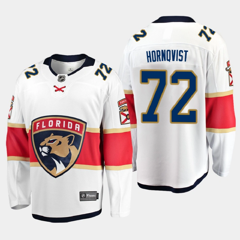 Women's Florida Panthers Patric Hornqvist #72 Away Breakaway Player White Jersey