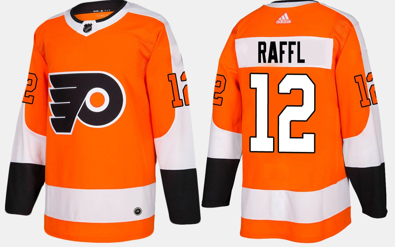 Philadelphia Flyers #12 Michael Raffl Home Orange Jersey