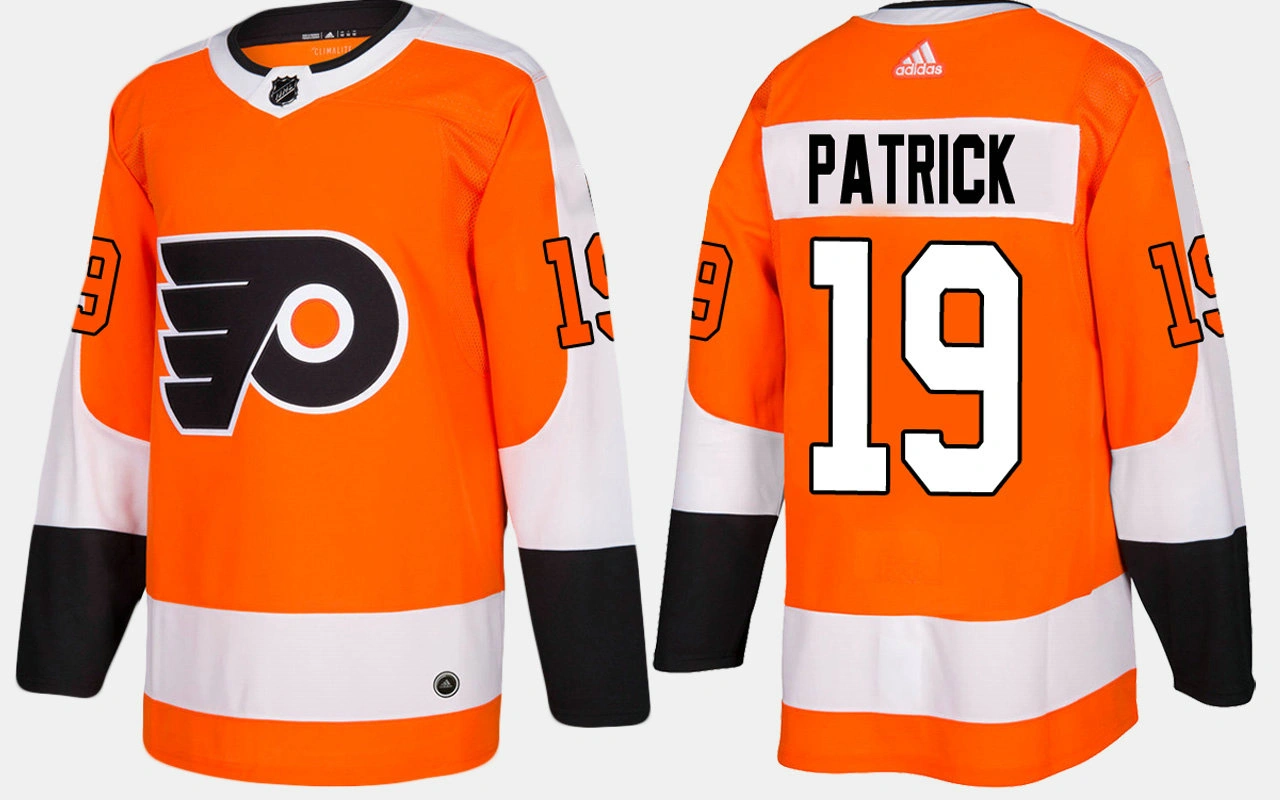 Philadelphia Flyers #19 Nolan Patrick Home Orange Jersey