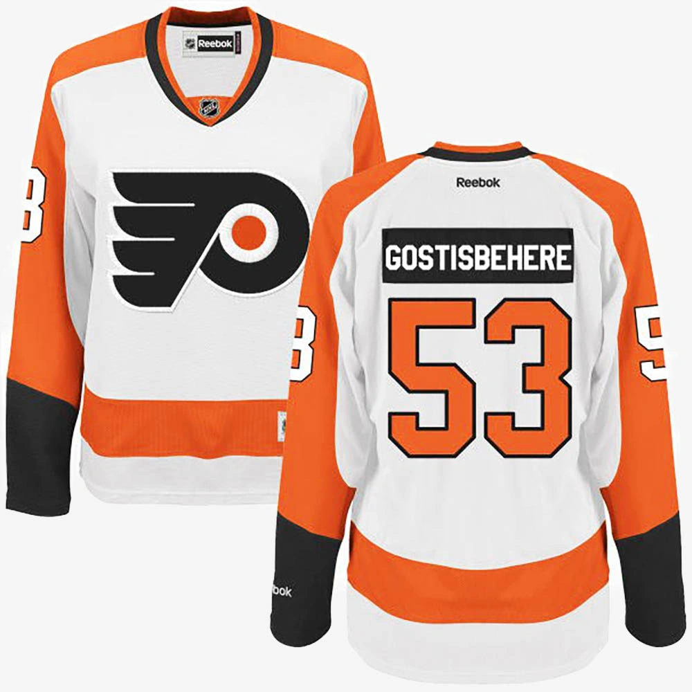 Women's Shayne Gostisbehere Philadelphia Flyers White Away Player Jersey