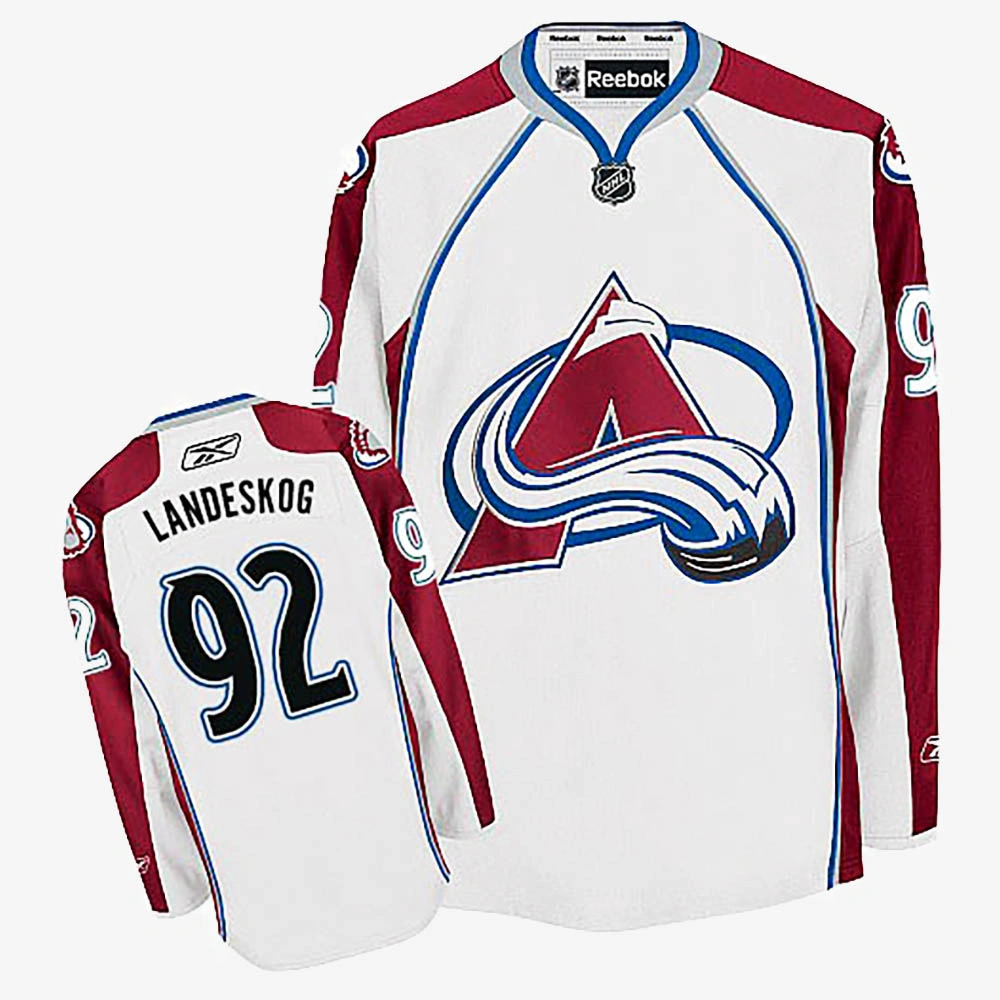 Gabriel Landeskog Colorado Avalanche White Away Jersey