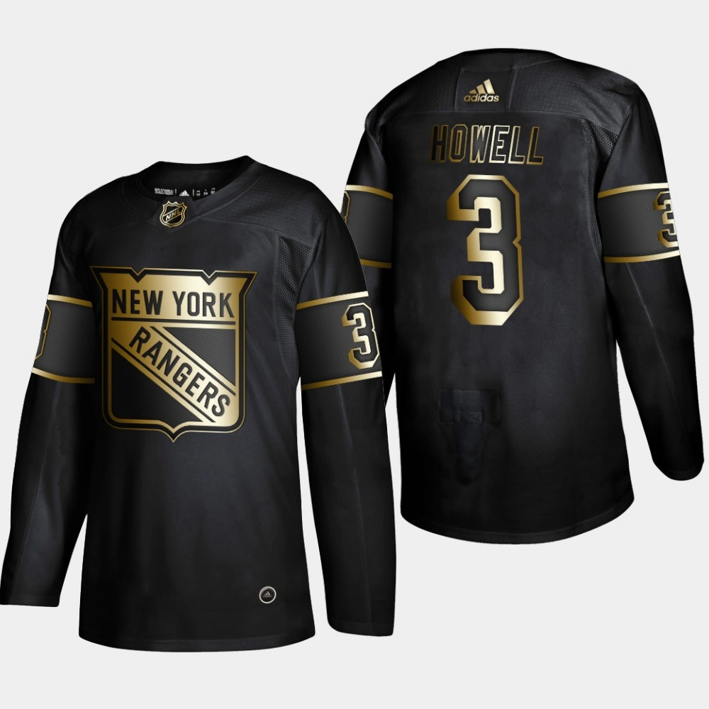 New York Rangers Harry Howell #3 2019 NHL Golden Edition Retired Player Black Jersey