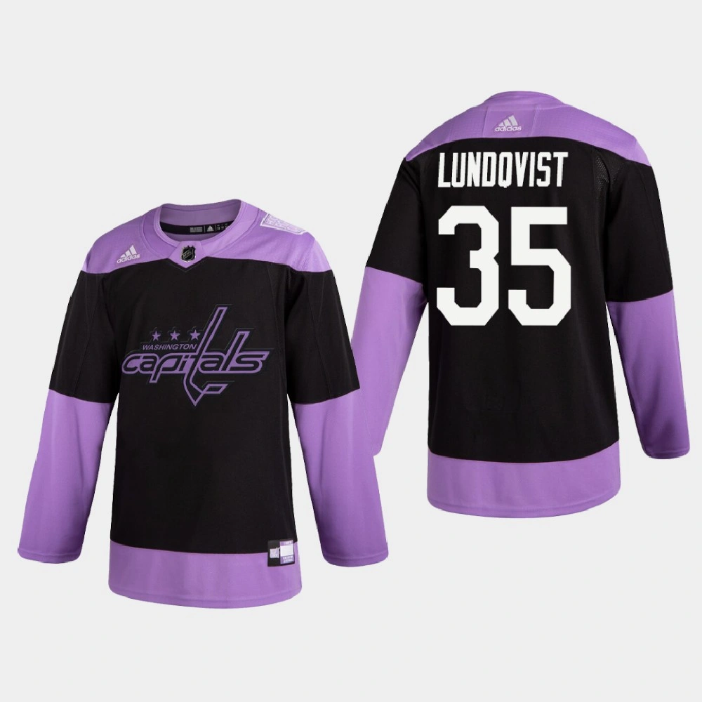 Women's Washington Capitals Henrik Lundqvist #35 2020 Hockey Fights Cancer Practice Black Jersey Women's Washington Capitals Henrik Lundqvist #35 2020 Hockey Fights Cancer Practice Black Jersey