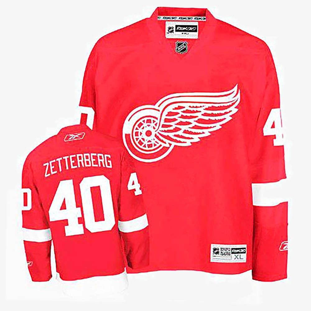 Henrik Zetterberg Detroit Red Wings Red Home Jersey