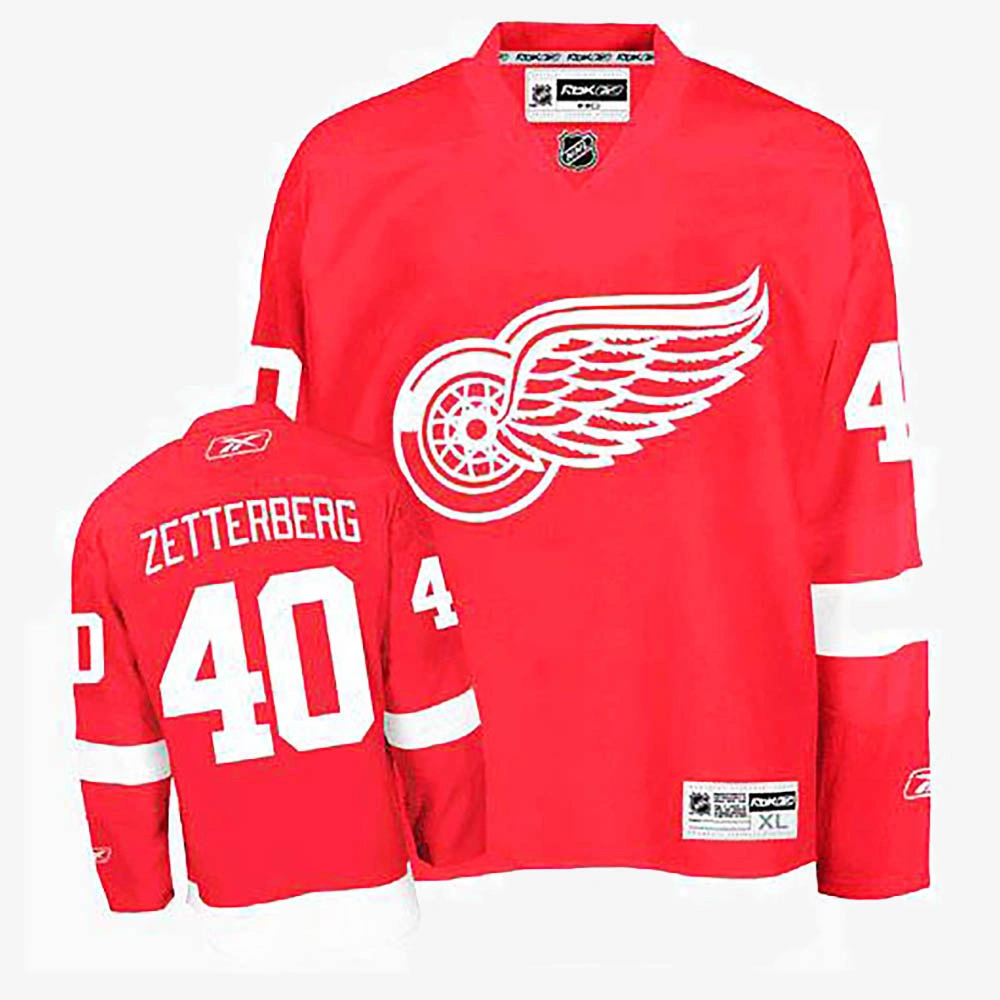Henrik Zetterberg Detroit Red Wings Red Home Jersey