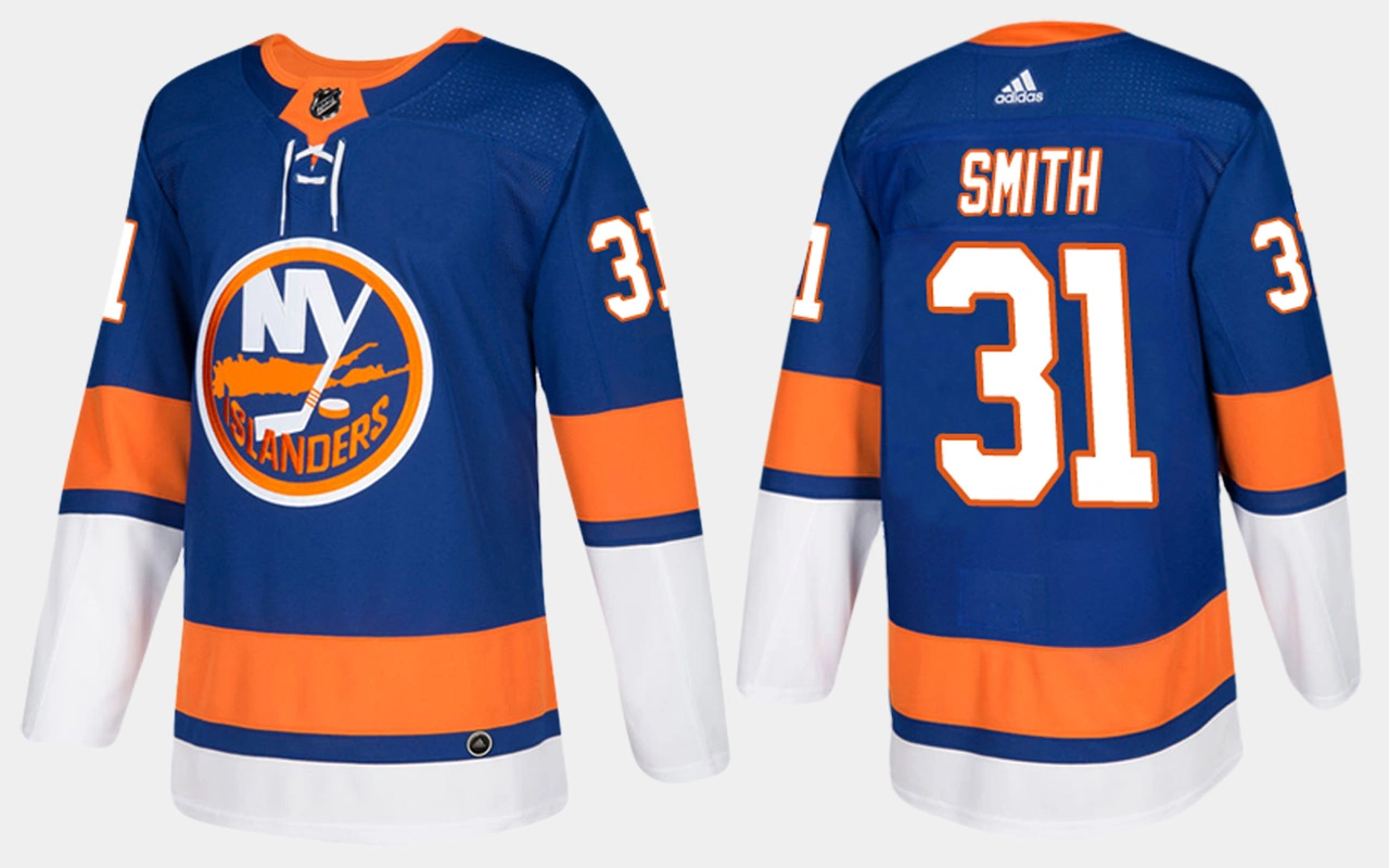 New York Islanders #31 Retired Billy Smith Home Blue Jersey New York Islanders #31 Retired Billy Smith Home Blue Jersey