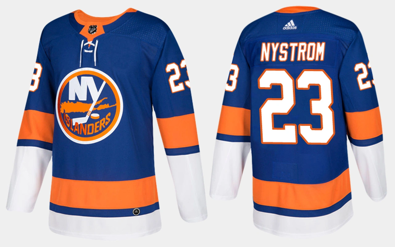Women's New York Islanders #23 Retired Bob Nystrom Home Blue Jersey Women's New York Islanders #23 Retired Bob Nystrom Home Blue Jersey