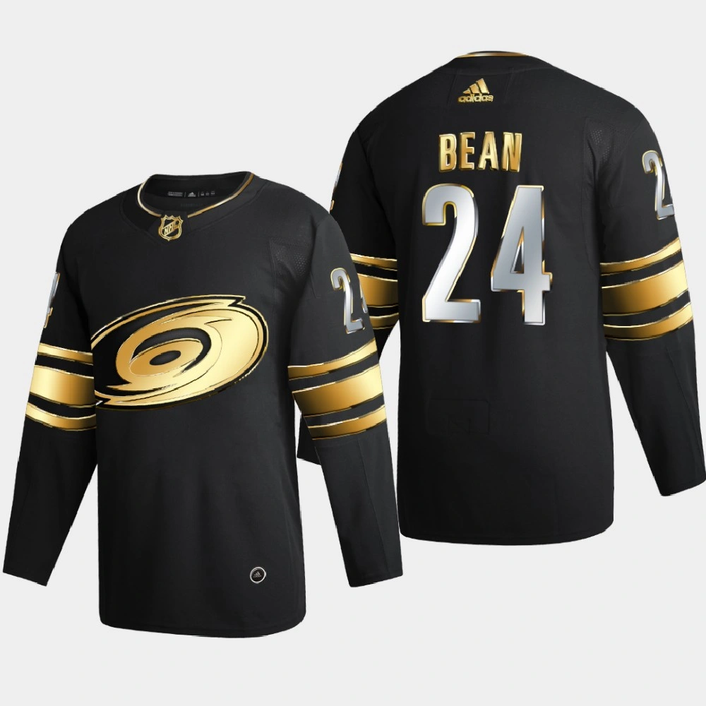 Women's Carolina Hurricanes Jake Bean #24 2020-21 Golden Edition Limited Authentic Jersey - Black