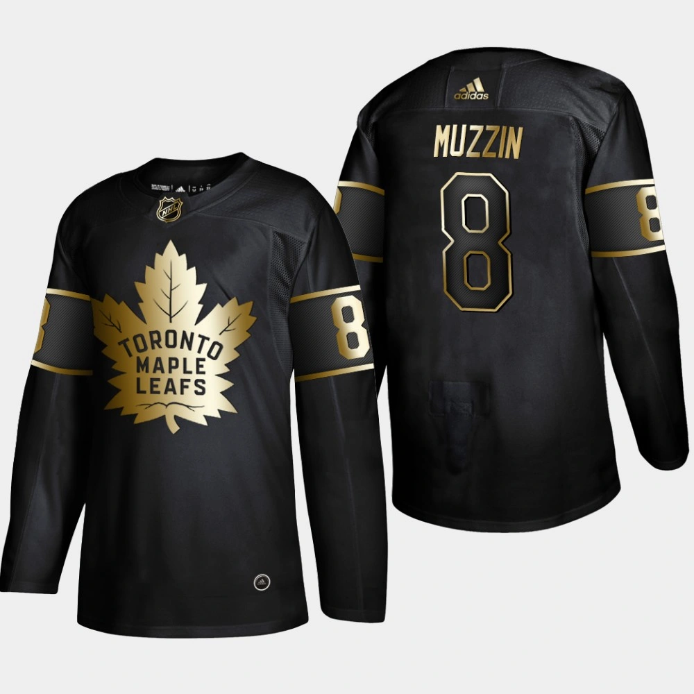 Youth Toronto Maple Leafs Jake Muzzin #8 Black 2019 NHL Golden Edition Authentic Player Jersey